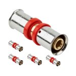 Lot de 5 manchon multicouche pour tube multicouche de 16 mm, à utiliser avec une machine à sertir Lot de 5 manchon multicouche pour tube multicouche de 16 mm, à utiliser avec une machine à sertir