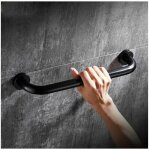 50 cm poign�e barre d'appui s�curit� baignoire toilette douche pour enfants femmes personnes �g�es, noir ...