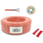 Ar - 50 m câble informatique catégorie 7 s / ftp - 4 paires + 1 couteau de dégainage Ar - 50 m câble informatique catégorie 7 s / ftp - 4 paires + 1 couteau de dégainage