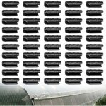 50 pcs jardin b�timents tube clip, clips en plastique pour serre film clip tube serrage connecteur kit, ...