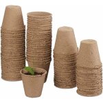 50 pi�ces 8 cm petits pots de graines biod�gradables en fibre pour semis