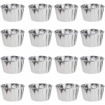 50 pices moules de cuisson en papier d'aluminium, caissettes cupcakes, moulle mini cupcakes, caissettes ...