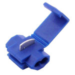 50 raccords instantanes electriques connecteurs rapides bleus