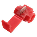 50 raccords instantanes electriques connecteurs rapides rouges