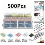 500pcs cosses electriques souder gaine thermor�tractable, maidodo thermor�tractables souder bout � bout ...