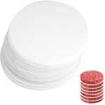 500pcs disques � burger, 11cm papier sulfuris�, papier de presse � hamburger, burger paper, papier steak ...