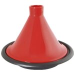 509833 tajine fonte acier noir couvercle gr�s - crealys