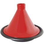 509833 tajine fonte acier noir couvercle gr�s - crealys