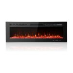 50inch / 127cm chemine lectrique ultra - mince et silencieuse de , rglable en 12 couleurs pour une ...