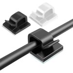 50pcs clips c�bles clips c�ble adh�sif clips rangement c�ble attache cable adhesif rangement accroche ...