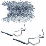 50x ou 100x clips de vitrage pour serre 1, 5mm d'paisseur acier inoxydable type w 50 pices