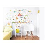 56 stickers enfants cirque walltastic 56 stickers enfants cirque walltastic