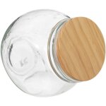 5five simply smart - bocal verre à bonbons couvercle bois 650ml - 5five 5five simply smart - bocal verre à bonbons couvercle bois 650ml - 5five