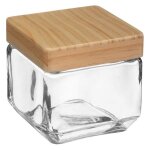 5five simply smart - bocal verre carré couvercle pin pin 0, 85l - 5five 5five simply smart - bocal verre carré couvercle pin pin 0, 85l - 5five