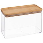 5five simply smart - boîte de conservation rectangulaire en bambou avec couvercle hermétique de 2l - ... 5five simply smart - boîte de conservation rectangulaire en bambou avec couvercle hermétique de 2l - ...