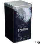 Bote  farine 1kg mtal black edition noir - 5five