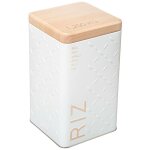 5five simply smart - boite metallique pour riz 1250 gr mod scandi nature