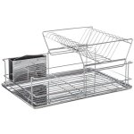 5five simply smart - gouttoir acier 2 niveaux avec plateau inox - 5five