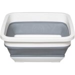 5five simply smart - bassine retractable 8l blanc gris - 5five