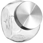 5five simply smart - bocal  bonbons pench - nixo - 1, 5 l - verre et inox - livraison gratuite