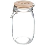 5five simply smart - bocal verre couvercle pin wording 1, 5l - 5five