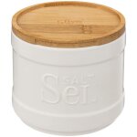 5five simply smart - bo�te � sel natur�o en c�ramique blanc - 5five