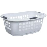 5five simply smart - panier � linges 'hugger' en plastique - blanc - 51l - livraison gratuite