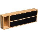 D�rouleur 2 compartiments black bambou - 5five