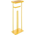 5five simply smart - drouleur support tlphone mtal modern color jaune moutarde - 5five