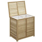 Panier � linge double sicela bambou