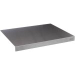 5five simply smart - planche � p�trir en acier inoxydable 50 x 40 cm avec bordure ? id�ale pour la cuisine ...