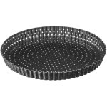 5five simply smart - plat � tarte perfor� et fond amovible - d 28 x h 3 cm - m�tal - livraison gratuite ...