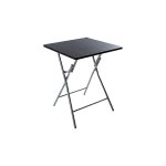 5five simply smart - table pliante 2 places noir - 5five