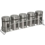5five simply smart - rack � �pices en inox support pour 5 pots � �pices
