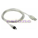 5ft new usb to firewire ieee 1394 4 pin ilink adapter cable - crea