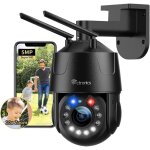 5mp cam�ra surveillance wifi ext�rieure 10x optique zoom cam�ra ip ptz suivi auto avec zoom & croisi�re ...