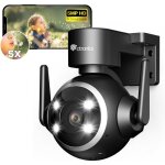 5mp ptz camra surveillance wifi extrieure 5x zoom optique , 2, 4 / 5ghz wifi, stockage cloud, vision ...