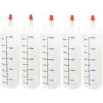 5pcs 250ml flacons compte - gouttes bouteilles liquides fiole vide en plastique avec balance presser ...