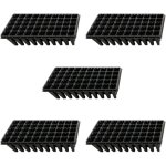 5pcs plateaux de culture de plantes 50 plateaux de d�marrage de semis de cellules pour la germination ...