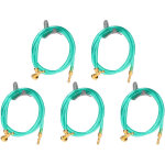 5pcs tuyau d'arrosage miniature pour maison de poup�e 1:12, accessoire jardin ext�rieur r�aliste