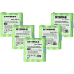 5x batteries compatible avec motorola tlkr t3, t4, t5, t50, t6, t60, t61, t7, t8, t80 radio talkie - ...