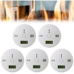 5x d�tecteur de fum�e de monoxyde de carbone, d�tecteur de fum�e, alarme de monoxyde de carbone - swanew ...