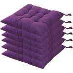 6 coussins de chaises carr�s 40x40 coussins de si�ge d�coration maison coussin mat matelass�e, confortable ...