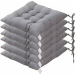 6 coussins de chaise carr�e 40x40 coussin de si�ge coussin de d�coration int�rieure coussin matelass� ...