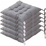 6 coussins de chaise carre 40x40 coussin de sige coussin de dcoration intrieure coussin matelass ...