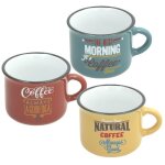 6 mug 10 cl assortis - vintage tognana 6 mug 10 cl assortis - vintage tognana