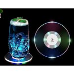 6 pcs led coasters for drinks ultra - thin led coaster light up coaster