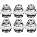 (6 pcs)vanne de purge de radiateur automatique radiateur de ventilation de 1 / 2 pouce soupape d'évacuation ... (6 pcs)vanne de purge de radiateur automatique radiateur de ventilation de 1 / 2 pouce soupape d'évacuation ...