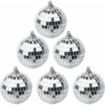 6 pièces argent boule à facettes disco miroir boule disco, disco ball pour disco fever années 70, décoration ... 6 pièces argent boule à facettes disco miroir boule disco, disco ball pour disco fever années 70, décoration ...