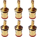 6 pi�ces cartouche de robinet tete a disques ceramique cartouche ceramique mitigeur antirouille anti ...
